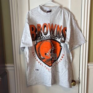 NFL (Signal Sport) - Cleveland Browns Spell-Out T-Shirt 1994 Large